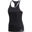 adidas Damen Tanktop Club, Black, L, DU0952 Cheap