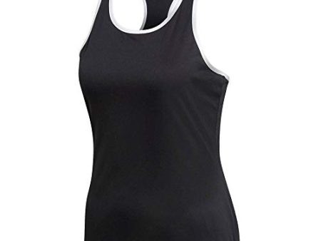 adidas Damen Tanktop Club, Black, L, DU0952 Cheap