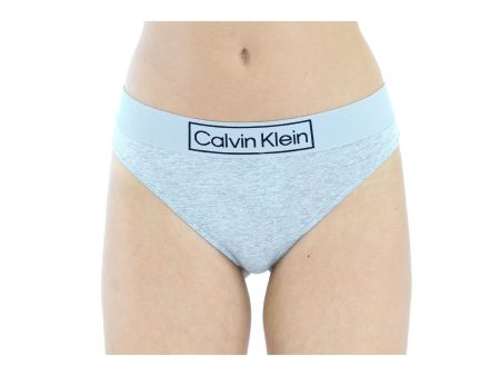 Calvin Klein Damen String Tanga, Grau (Grey Heather), S Online