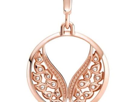 Pandora Unisex Rose Gold-Plated Medallion With Zirconia Hot on Sale