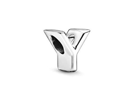 Pandora Letter Y Alphabet Silver Charm Fashion