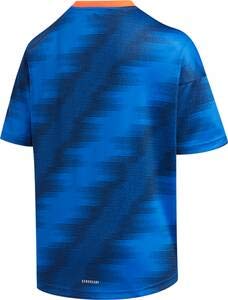 adidas Kinder T-shirt-FM2893 T-Shirt, Blue, 128 Fashion