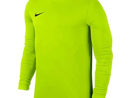 NIKE Herren Langarm Trikot Park VI, 725884-702, grün (Volt Black), Gr. S Discount