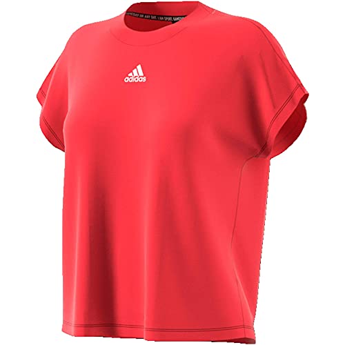 adidas Damen W MH 3S Tee T-Shirt, Rojglo Blanco, XL Supply