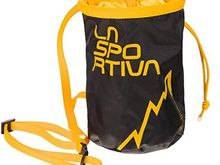 LA SPORTIVA LSP Chalk Bag Schwarz - Praktischer stylischer Magnesiumbeutel, Größe One Size - Farbe Black Cheap