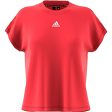 adidas Damen W MH 3S Tee T-Shirt, Rojglo Blanco, XL Supply