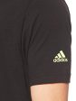 adidas Herren Tgo Grfx Logo T-Shirt, Black, XS on Sale