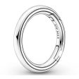 Pandora Unisex Sterling Silver Round Connector Cheap