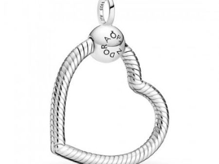 Pandora Heart Sterling Silver O Pendant Hot on Sale