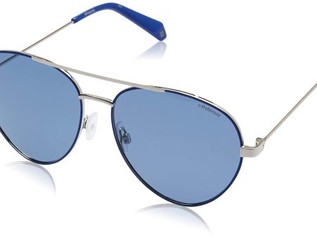 Polaroid Unisex Pld6055S-PJPC3 Sunglasses, PJP C3 Blue, 59 Sale