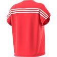 adidas Damen W MH 3S Tee T-Shirt, Rojglo Blanco, XL Supply