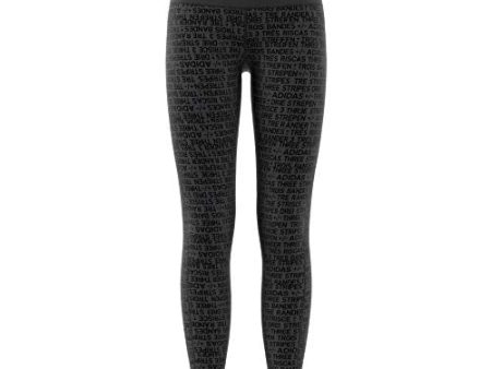 adidas Mädchen Training Brand Tight, Carbon Black, 128 For Sale