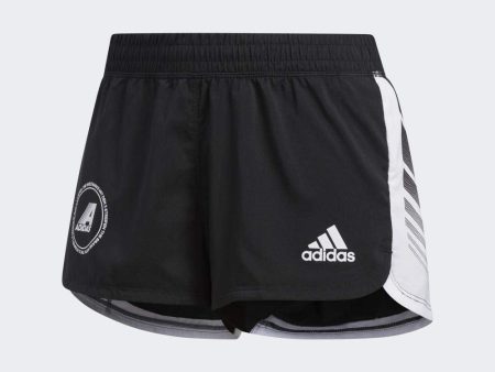 adidas Damen GRPH WVN Short Kurze Hose, Schwarz, S Sale