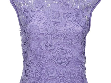 3D FLOWER LACE CHEONGSAM TOP Discount