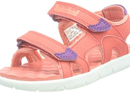 Timberland Jungen Unisex Kinder Perkins Row 2-Strap (Toddler) Sandalen, Rosa Dark Pink, 22 EU For Discount