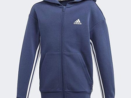 Adidas Boys Yb Mh 3S Fz Sweatshirt Fashion