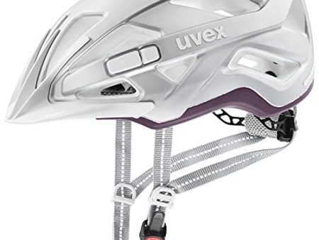 Uvex Unisex Uvex City Active Silver Plum Mat 52-57 Bike Helmet on Sale