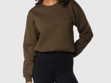 Cinch-Waist Crewneck Online