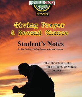 Giving Prayer A Second Chance - Student s Notes Online Hot Sale