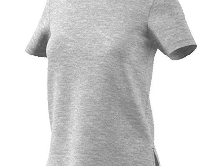 adidas Damen Go-to T-Shirt, Medium Grey Heather, S on Sale