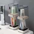 1 dust-proof toothbrush holder with mouthwash cup set For Sale