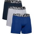 Under Armour Unisex Ua Charged Cotton 6In 3 Pack Online