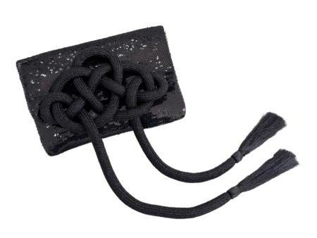 CHINESE KNOT FRINGE SEQUIN CLUTCH Discount