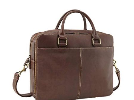 Picard Unisex Cow Leather Briefcase Messenger Bag Discount