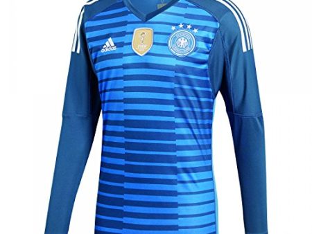 adidas Herren DFB Torwart WM 2018 Heim Langarm-Trikot, Traroy Subblue White, M For Discount