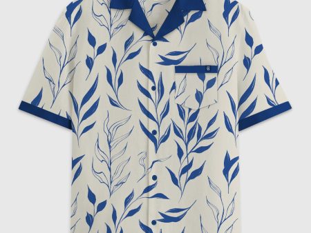 Azure Vice Button Up Hot on Sale