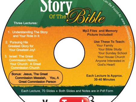 YouTeach3:  The Story of the Bible (PP slides in PDF) - CD Online