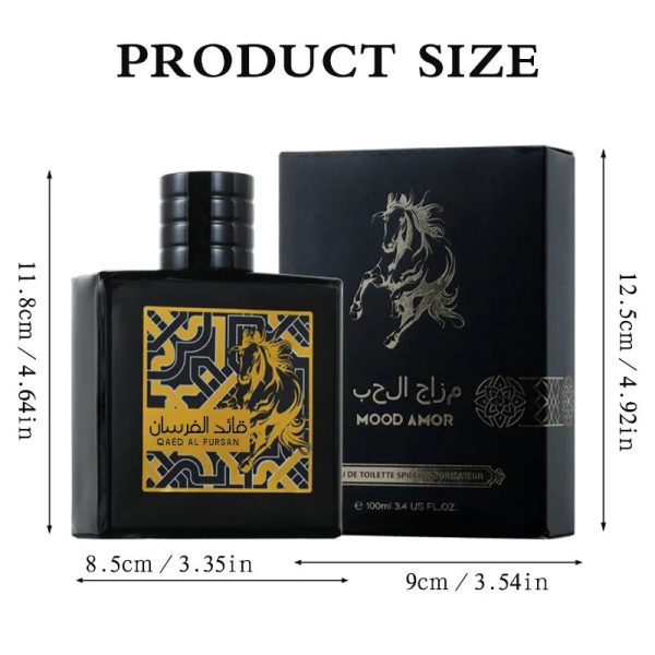 100ml High Quality Original Arabian Perfume For Men Women Lasting Fragrances Eau De Parfum Homber Body Spray Pheromone Deodorant For Discount