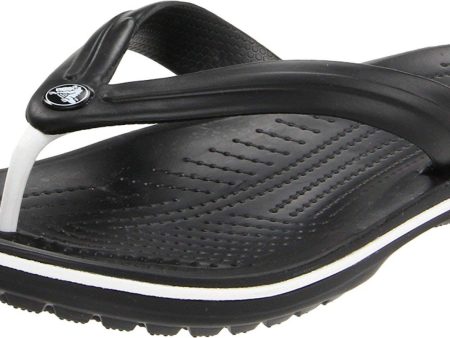 Crocs Crocband Flip-Sandalen – Unisex Flip-Sandalen für Erwachsene – Wasserdichte, schnell trocknende Flip-Flops – Schwarz – Größe 37-38 on Sale