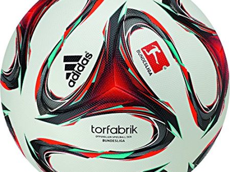 Adidas Unisex Adidas Offizieller Spelball Der Fußball-Bundesliga Deutschland, Weiß Rot Minzgrün, 5, F93564 For Cheap