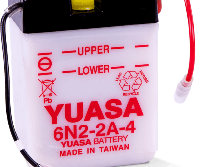 Yuasa 6N2-2A-4 Conventional 6-Volt Battery Hot on Sale