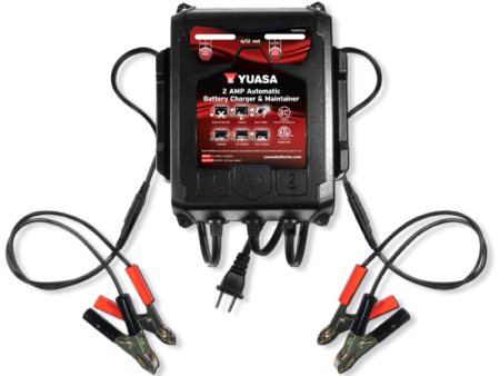 Yuasa 2 Amp Charger & Maintainer - 6V 12V Online Sale