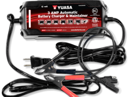 Yuasa 3 Amp Charger & Maintainer - 12V Sale