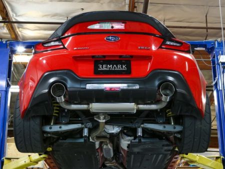 Remark 22+ Subaru BRZ Toyota GR86 Axle-Back Exhaust - Stainless Single Wall Tips Online Sale