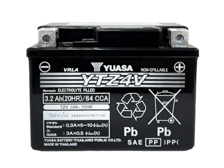 Yuasa YTZ6V Maintenance Free AGM 12-Volt Battery Online Hot Sale