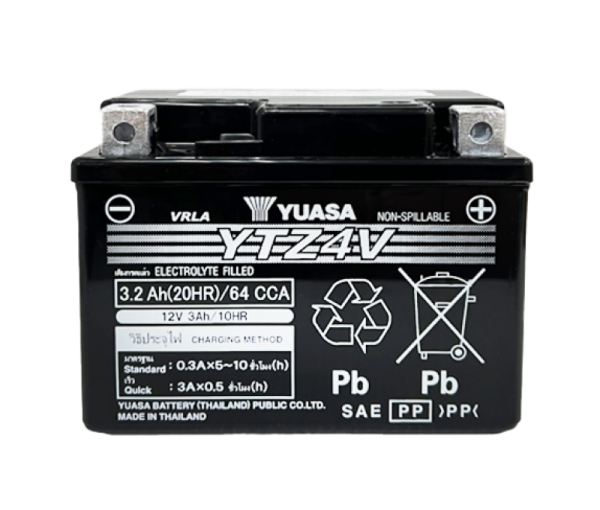 Yuasa YTZ6V Maintenance Free AGM 12-Volt Battery Online Hot Sale