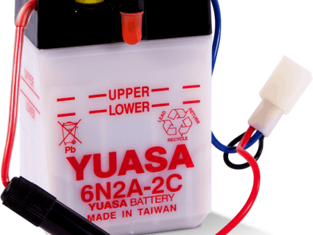 Yuasa 6N2A-2C Conventional 6-Volt Battery Hot on Sale