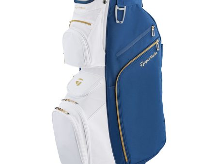 TaylorMade Kalea Gold Ladies Cart Bag - Navy White Supply