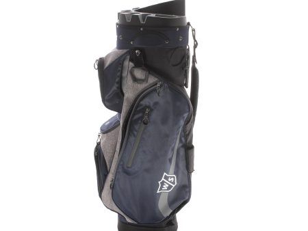 Wilson Staff Lock Cart Bag - Grey Navy For Cheap