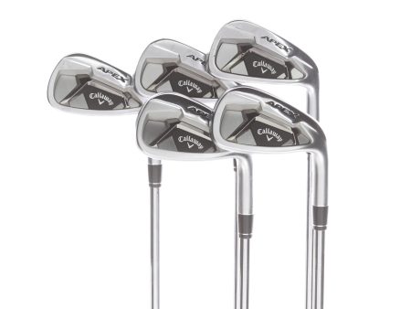 Callaway Apex Steel Mens Right Hand Irons 6-PW Regular - Rifle Project X 105GR 5.5 Online Hot Sale